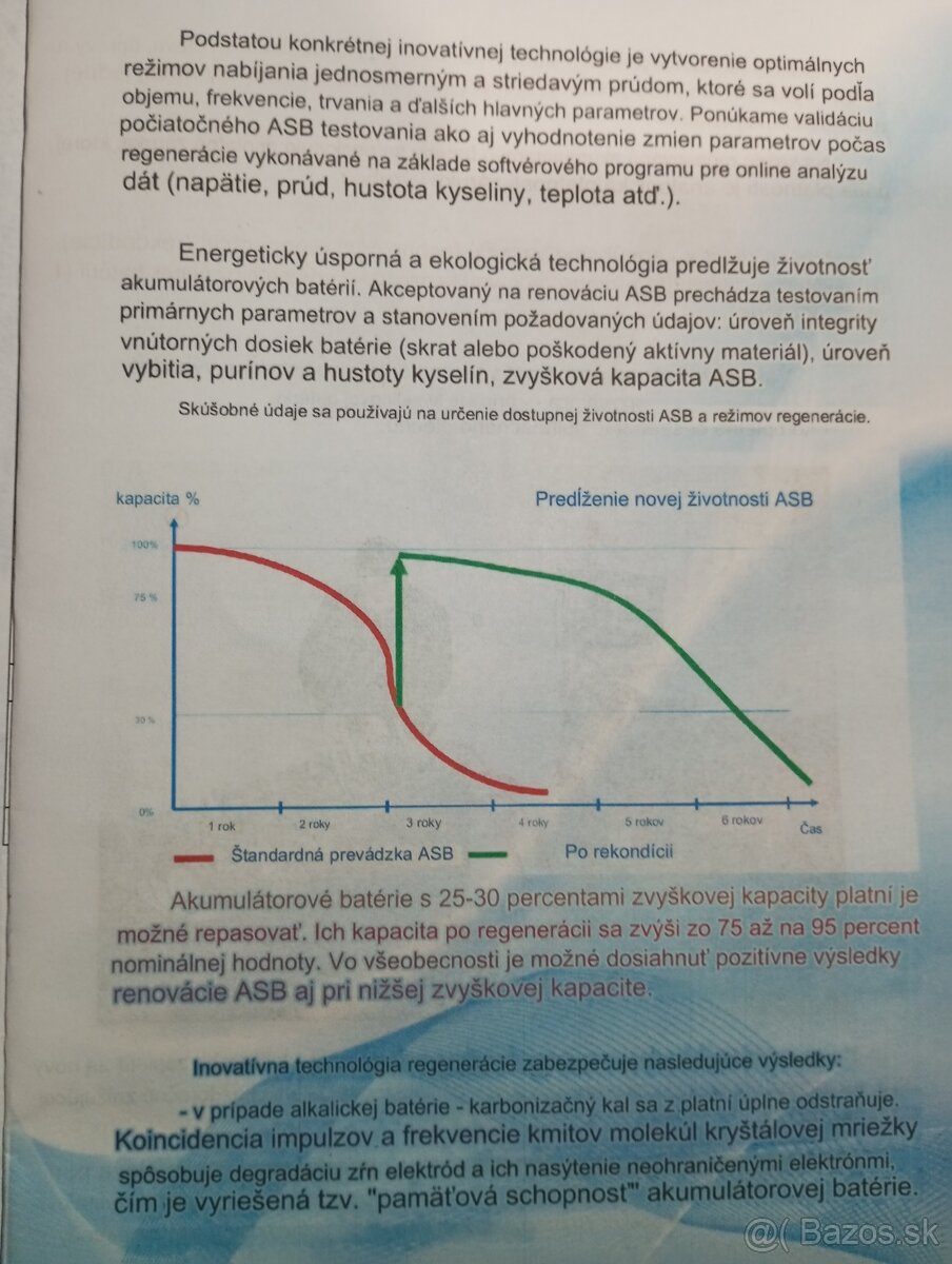 Repasovanie batérií - 2