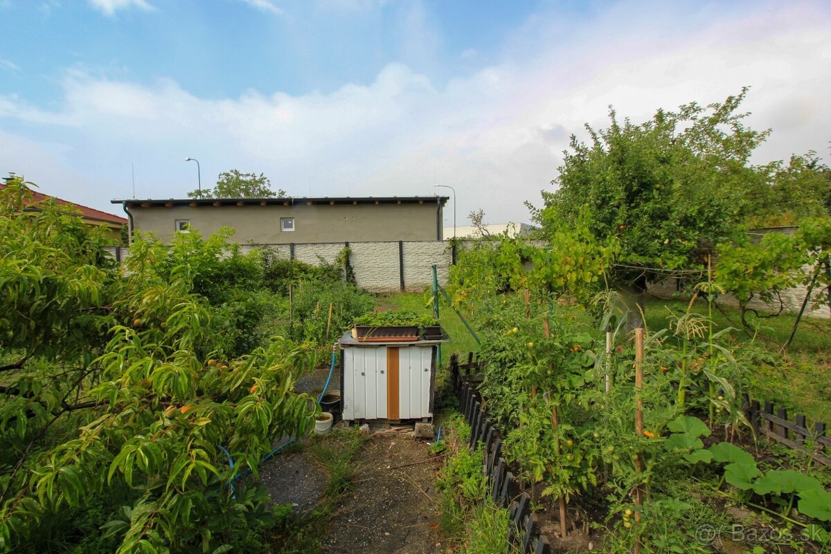 NA PREDAJ – Pestovaná záhrada s chatkou v lokalite Žabí Maje - 2