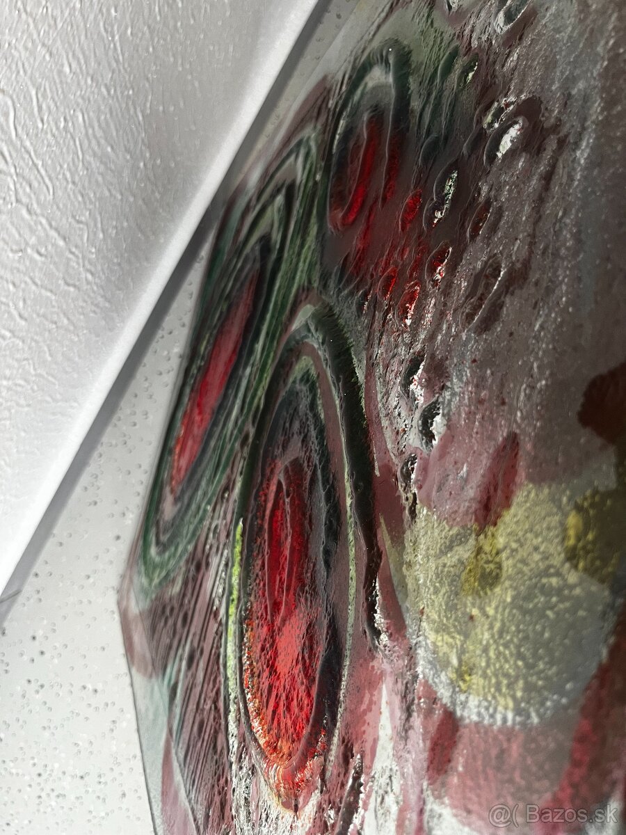 sklenený obraz umenie zo skla - 2