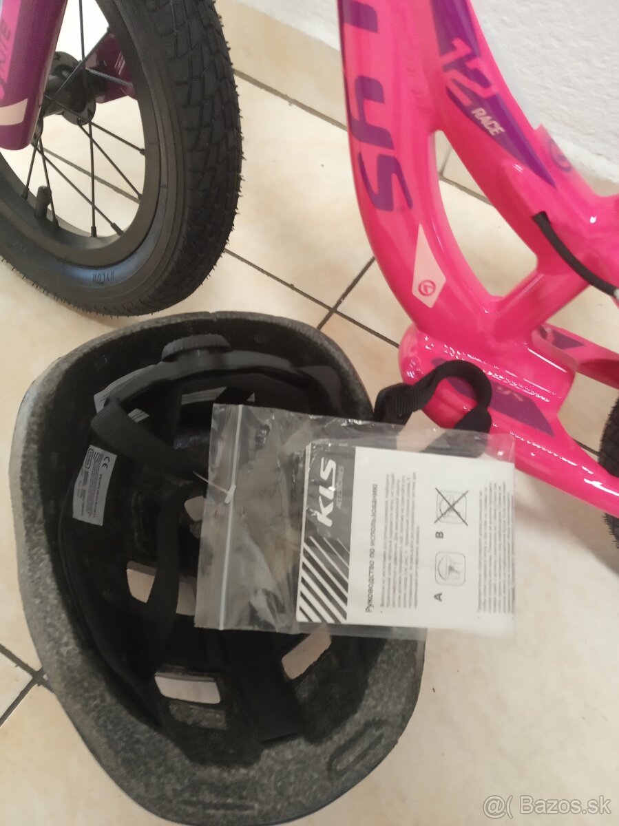 Kellys 12 Race Pink s Brzdou+ Prilba nová - 2