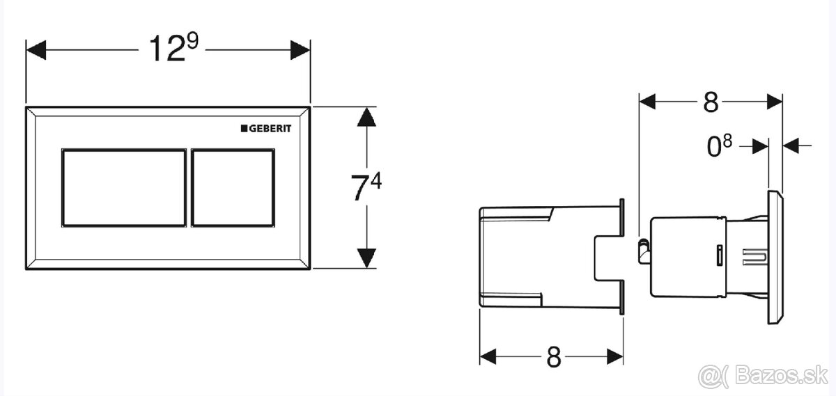 Geberit Sigma 116.053.KA.1 - 2
