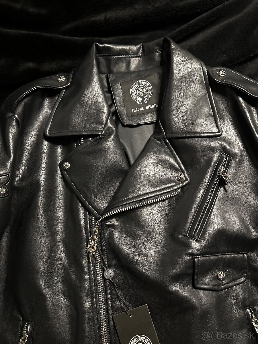Chromehearts kožená bunda - 2