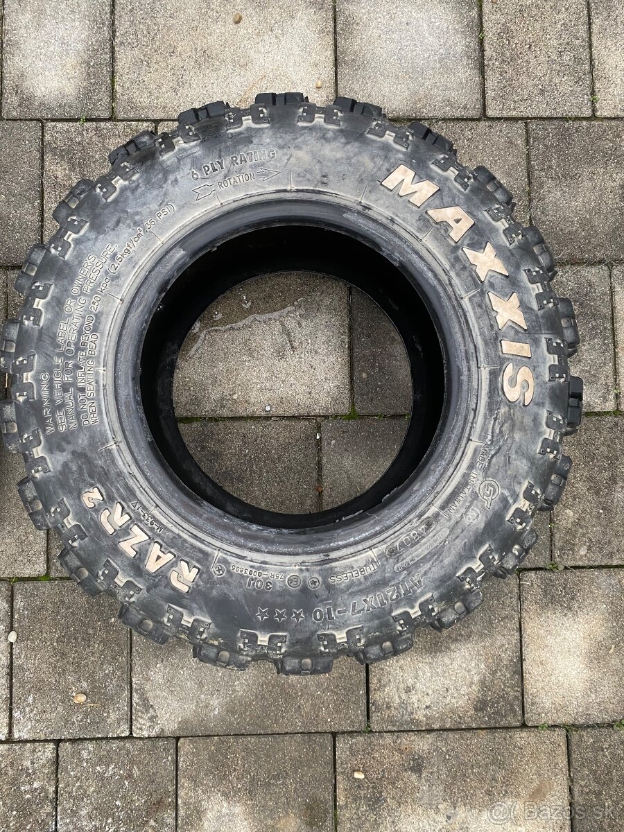 Pneumatiky na štvorkolku AT 21x7-10 a AT 20x10 r9