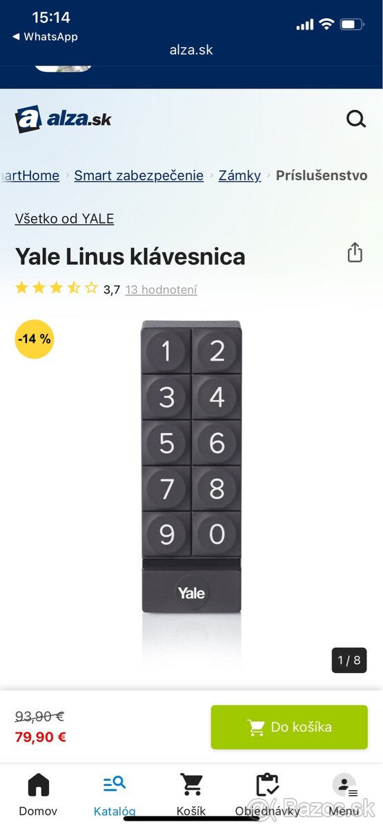Inteligentný zámok Yale Linus L2 - 2