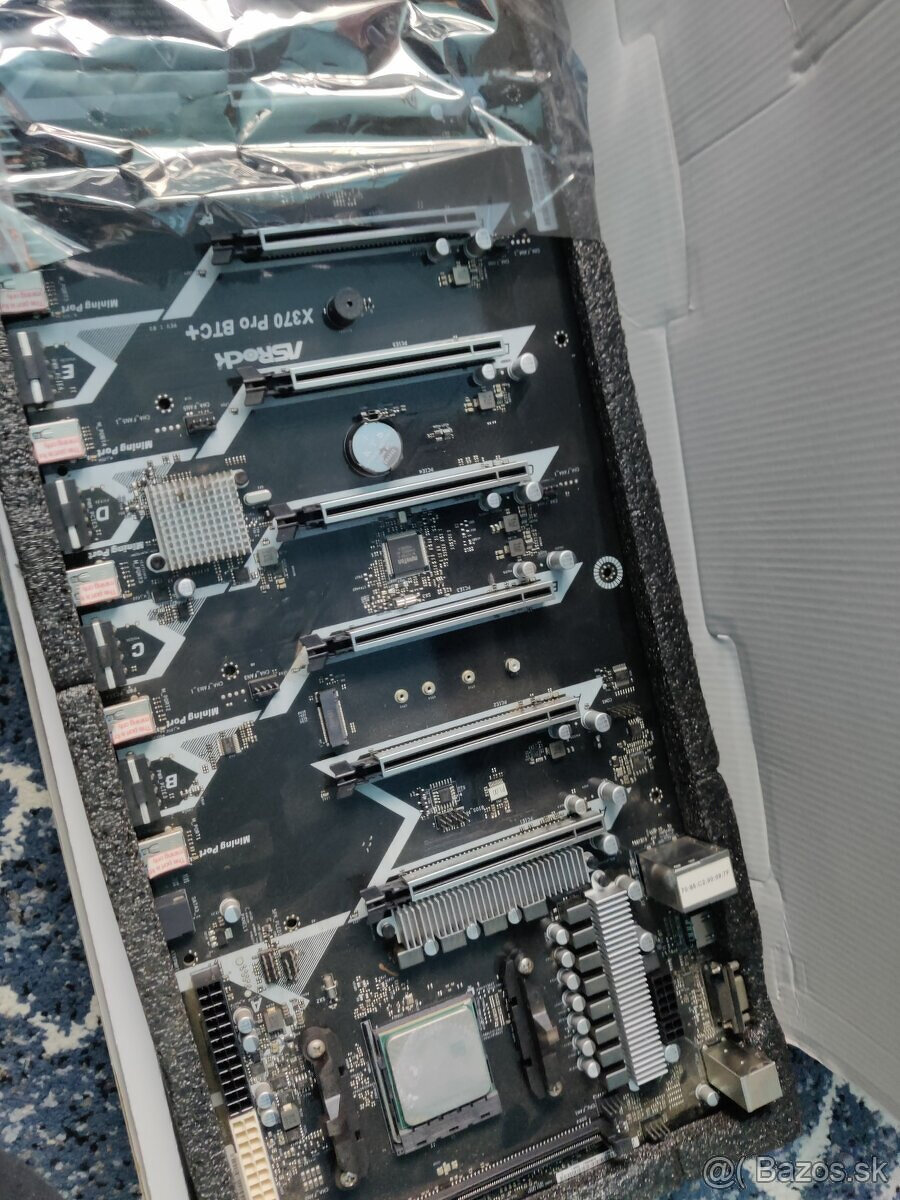 ASRock X370 PRO BTC+, A6-9500 - 2