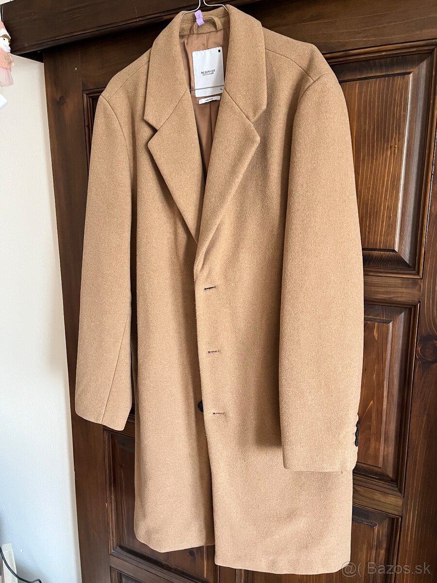 RESERVED Pánsky hnedý kabát XL - 2