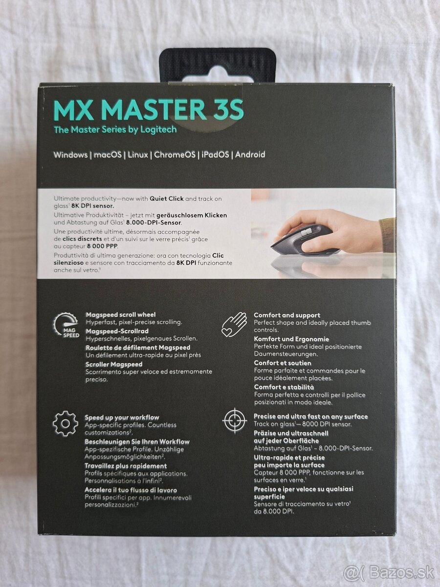 Myš Logitech MX Master 3S - NEROZBALENA NOVÁ - 2