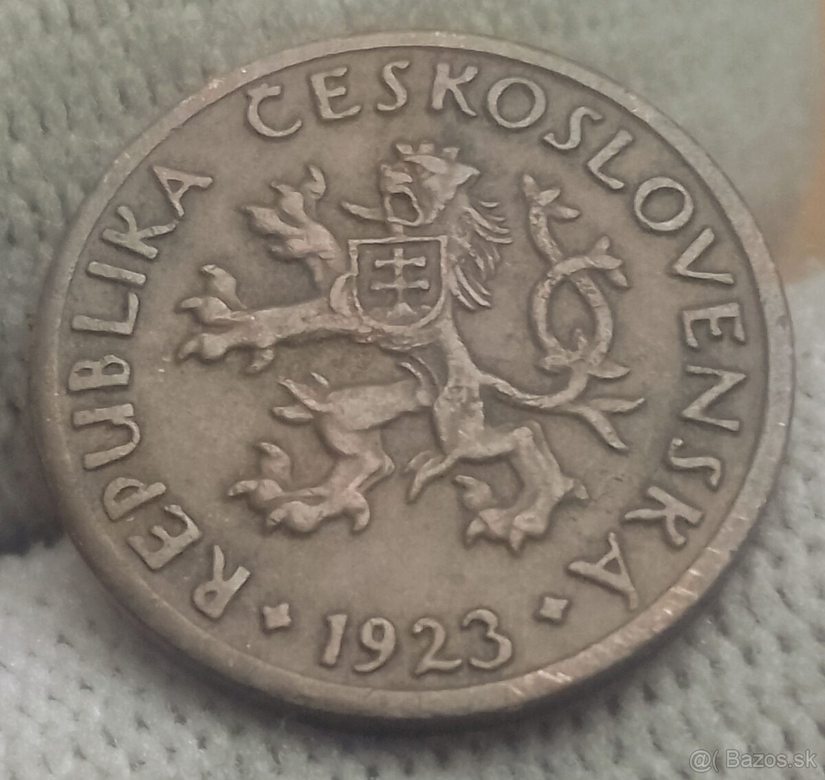 Československé meď.5 haliere. - 2