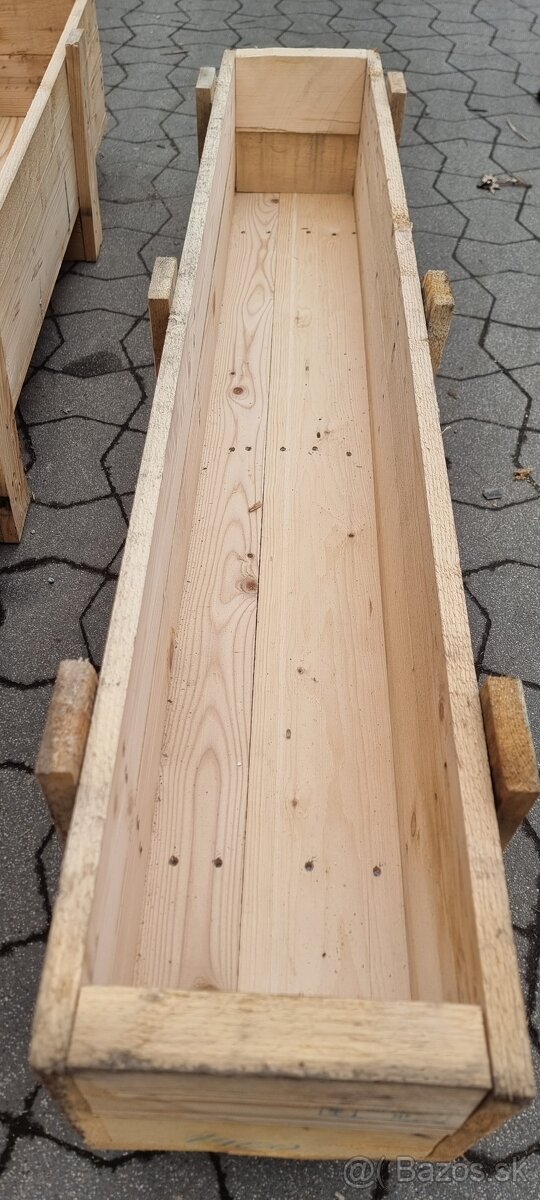 Drevené záhony - boxy 50 ks - 2