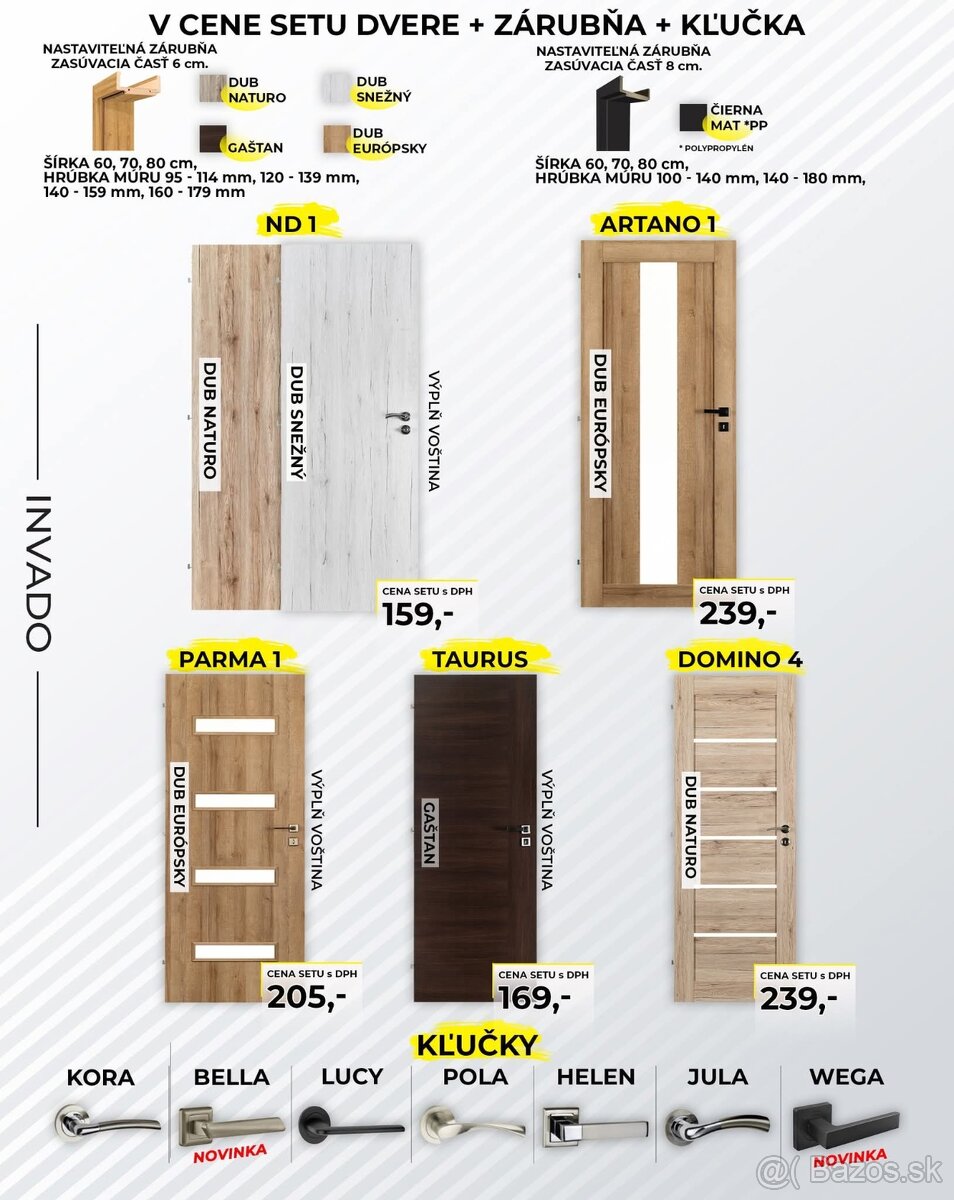 Interiérové dvere, parkety - 2