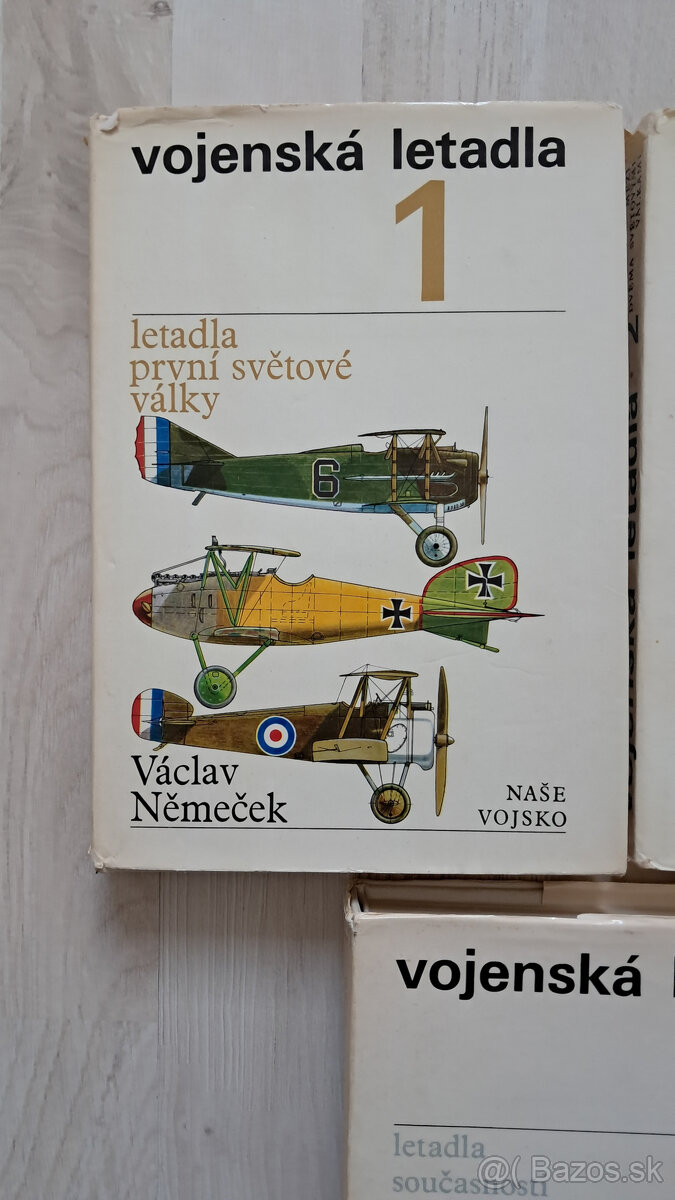 Predam celu seriu knih Vojenske letadla 1(1977) az 5(1985), - 2