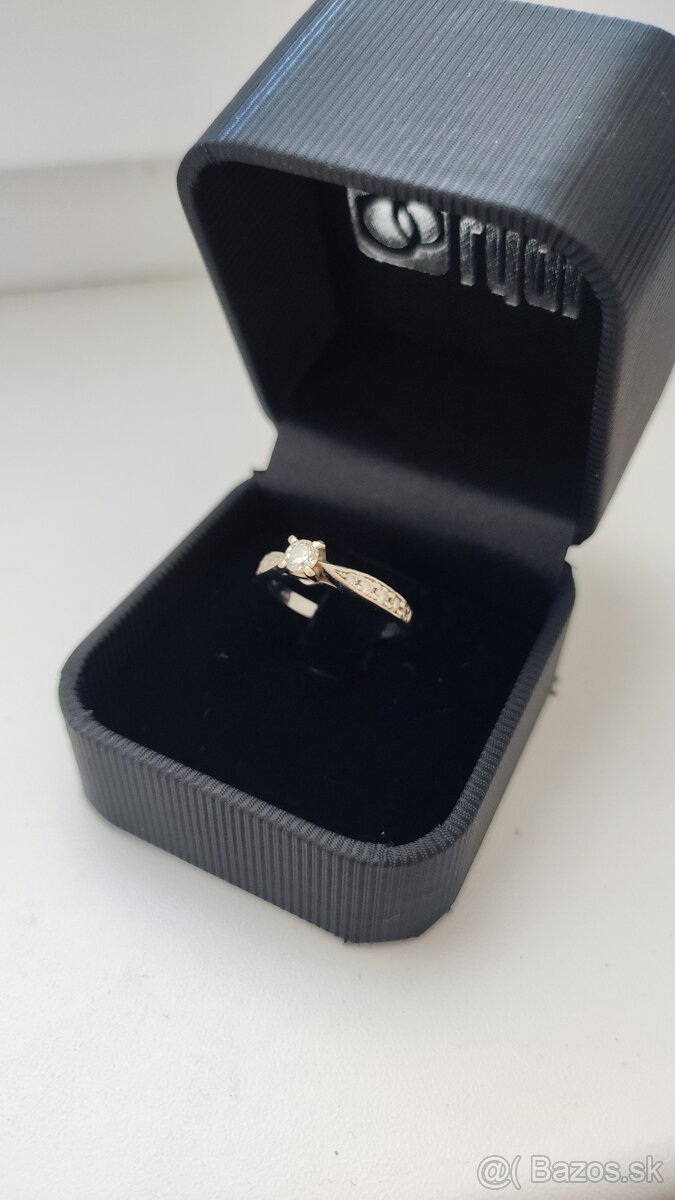 Zásnubný prsteň (Rýdl) s briliantmi - 2