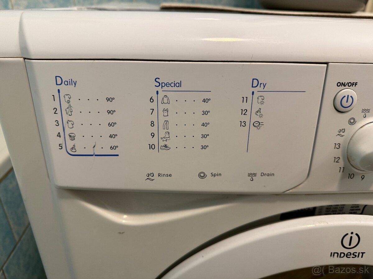 Práčka so sušičkou INDESIT 7+5 kg - 2