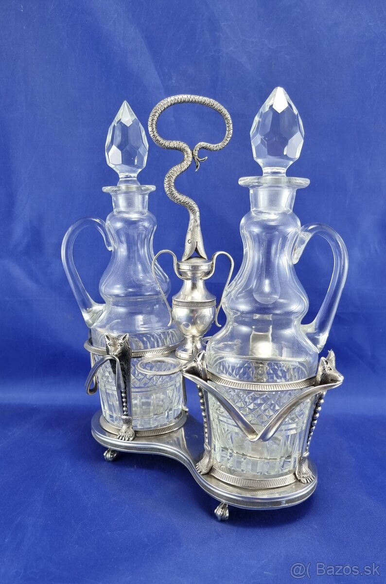 Kaštieľna strieborná súprava - 622 gramov - 2
