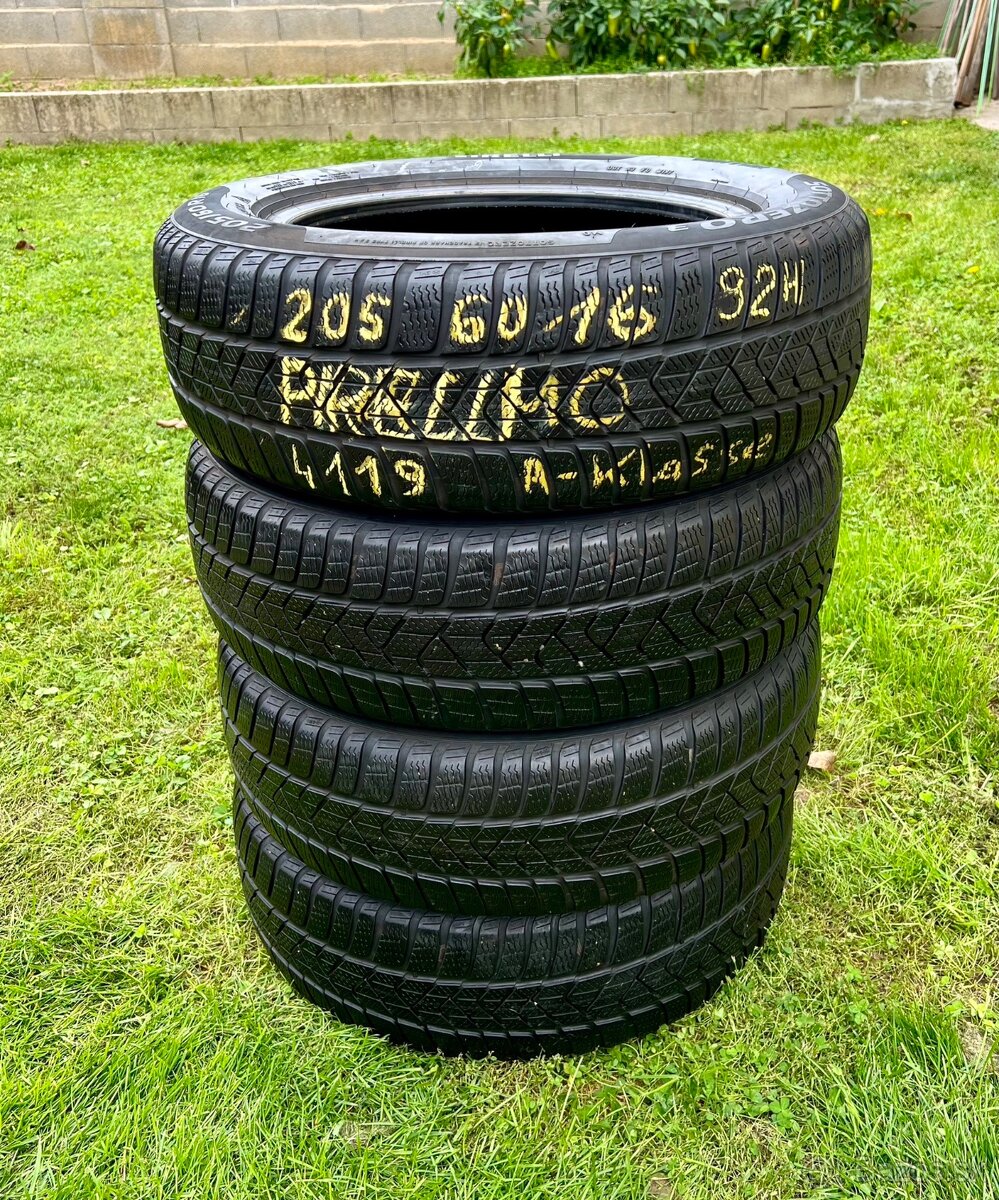 205/60 r16 zimné PIRELLI 92H - 2