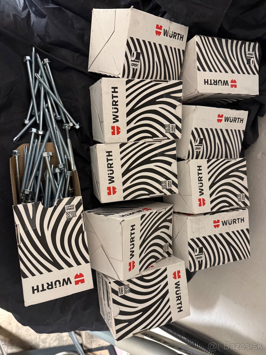 Skrutky WÜRTH 6,3 × 100 - 2