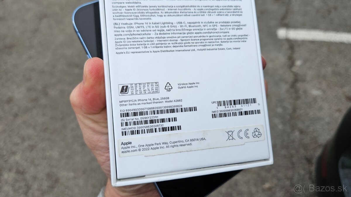 Apple iPhone 14 modrý 256GB - aj vymením - 2