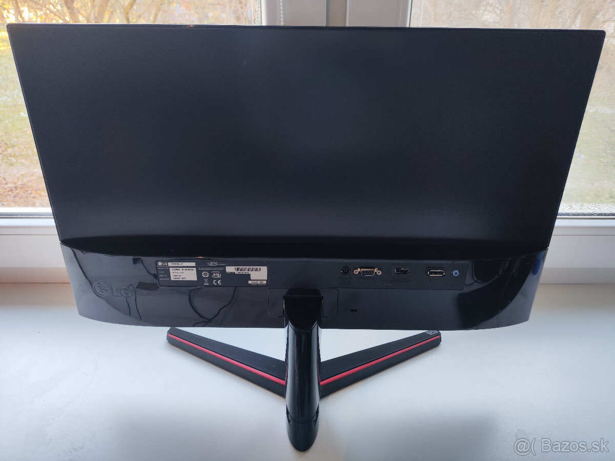 Monitor 24″ LG MP59G; IPS, čierny, 1080p (1920x1080), 75 Hz - 2