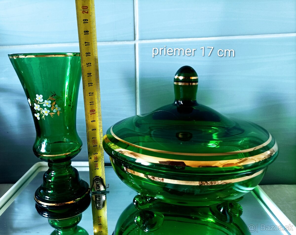 Retro zelené sklo - 2
