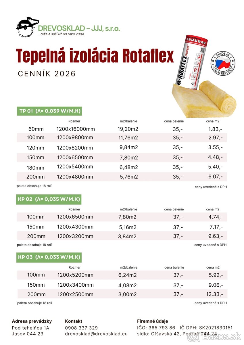 Minerálna vlna - Rotaflex - 2
