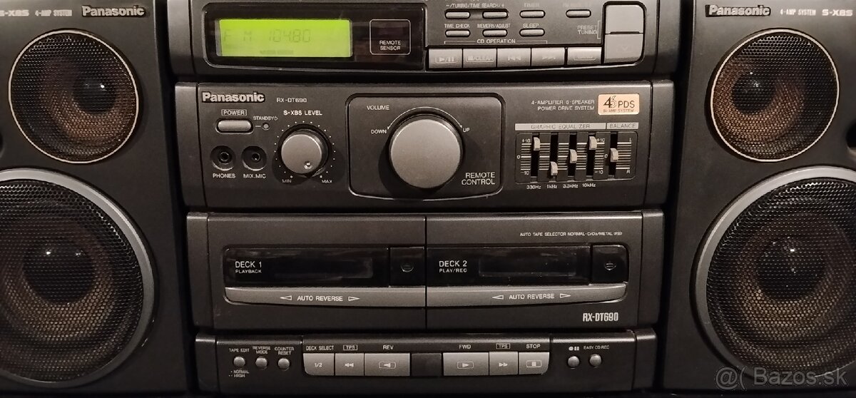 PANASONIC RX-DT690 ... CD radiomagnetofon .... - 2
