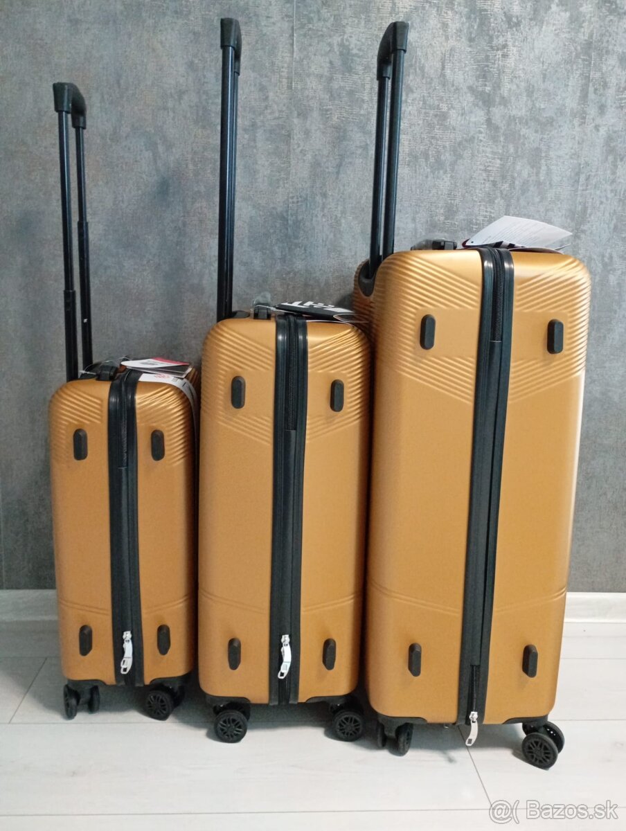 3 cestovné kufre za 85 € - 2