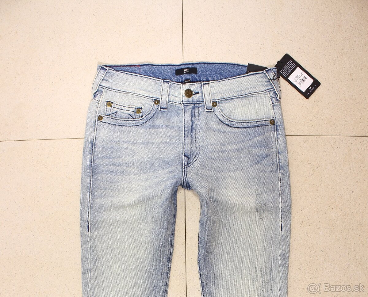Džíny True Religion Tony Skinny W32 L32 - 41x83x109x15,5 cm - 2