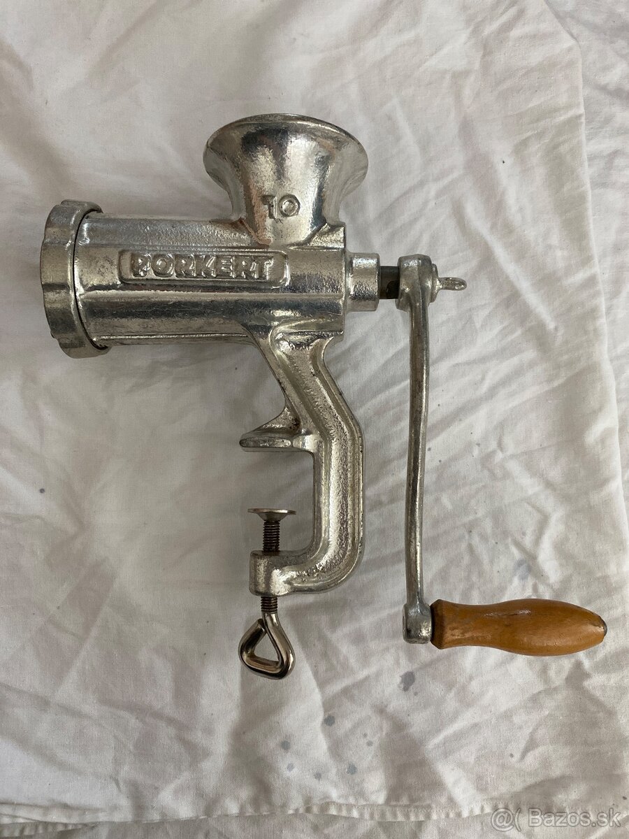 Ručný mlynček na mäso PORKERT č. 10 – ČSSR - 2