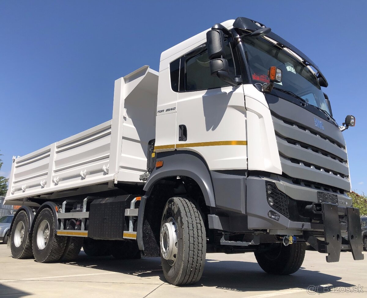 ZÁRUKA 6x4 sklápěč 34.8t komunál BMC-TGR +lze sypač RASCO - 2
