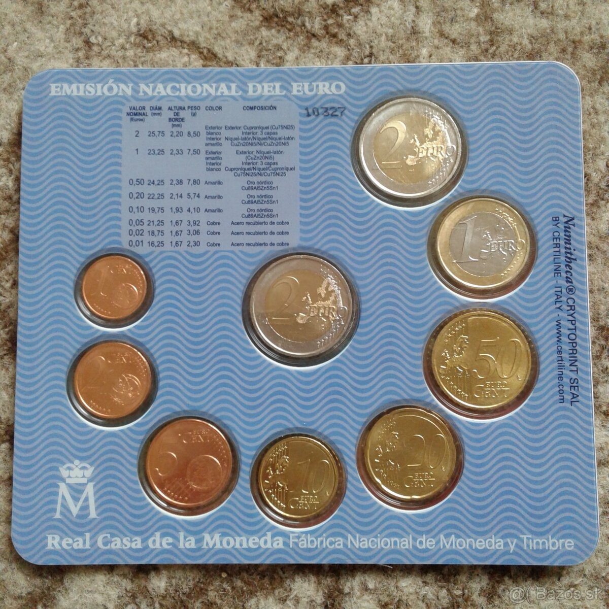 Euromince sada Španielsko 2009 - 2