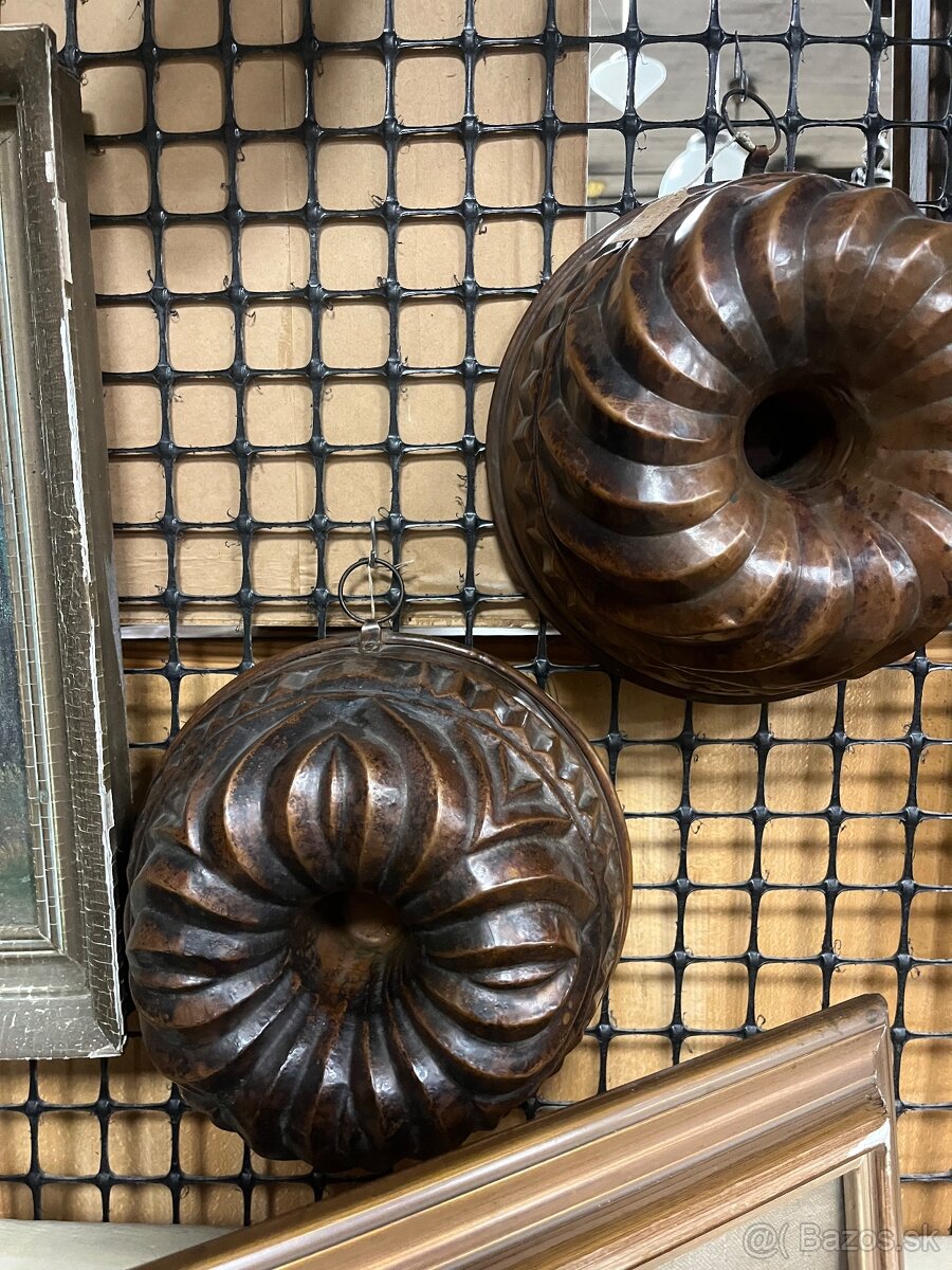 Medené bábovkové formy - 2