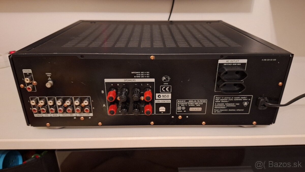 Sony TA-FB740R stereo bi-amp - 2