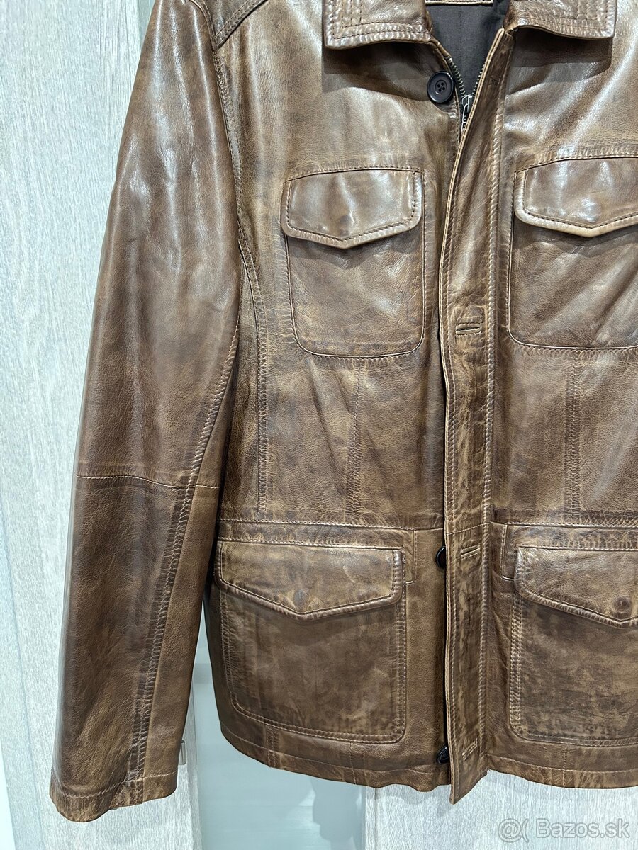 Pánska kožená bunda Two Switzerland - 2