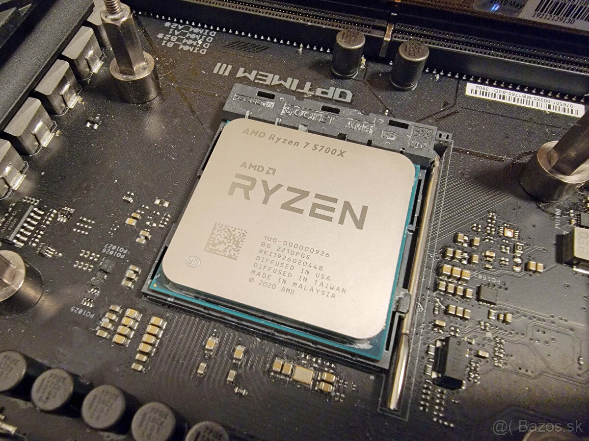 Herné CPU Ryzen 7 5700X | socket AM4 | BOOST 4,6Ghz - 2