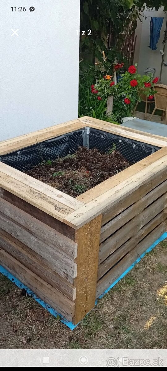 Ponúkam na predaj staré okná+výroba vyvysenych záhonov. - 2