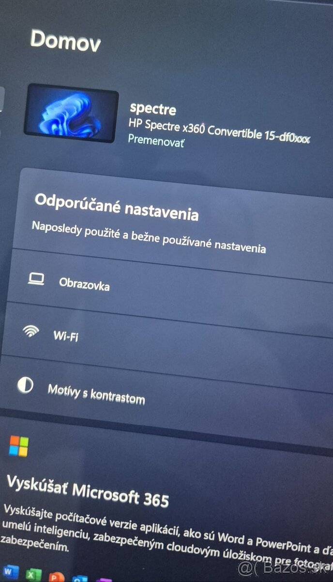 Predam:: HP Spectre x360 15" i7 4K UHD GTX top stav - 2