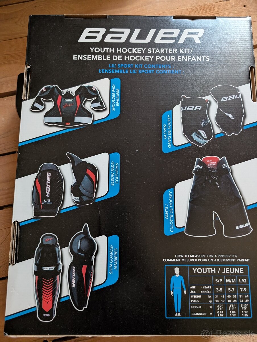 Predám detskú výstroj na hokej, veľkosť M - 2