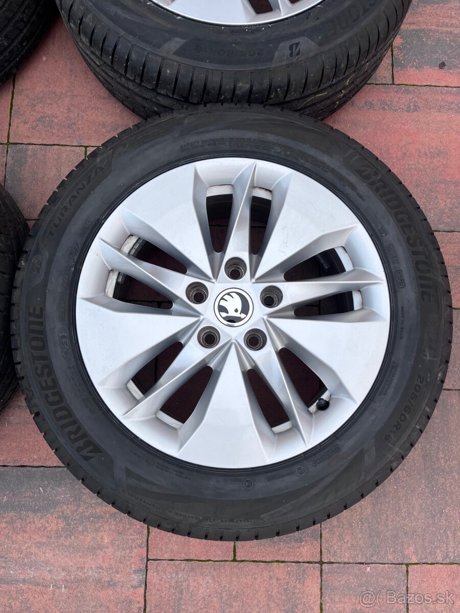 Orig.hliníkové disky Škoda R16 5x112 - 2