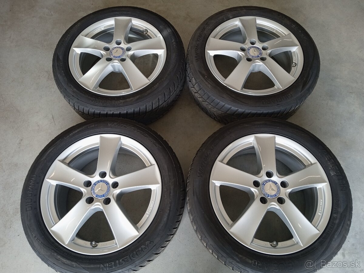 Predam zimne ALU 5x112 R17 7J ET48 DEZENT MERCEDES C - 2