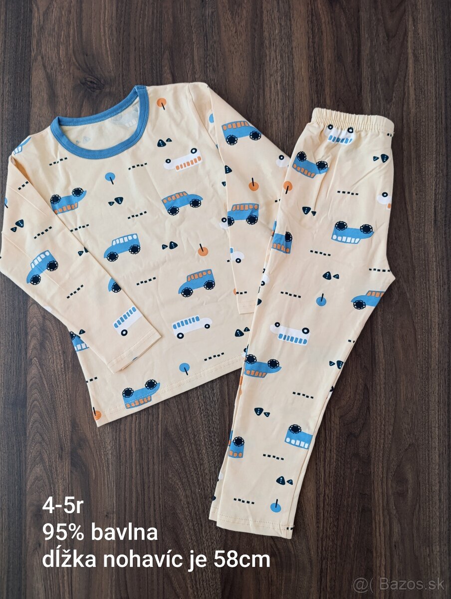 Dvojdielne pyžamo motív traktor - 2