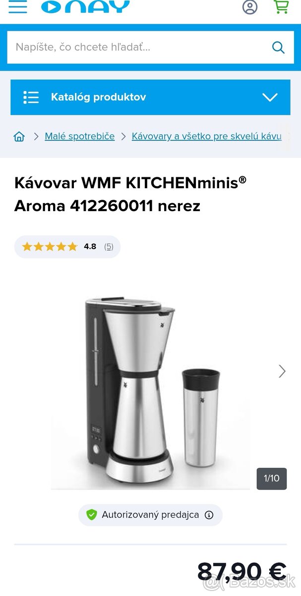 Kávovar WMF KITCHENminis® Aroma - 2