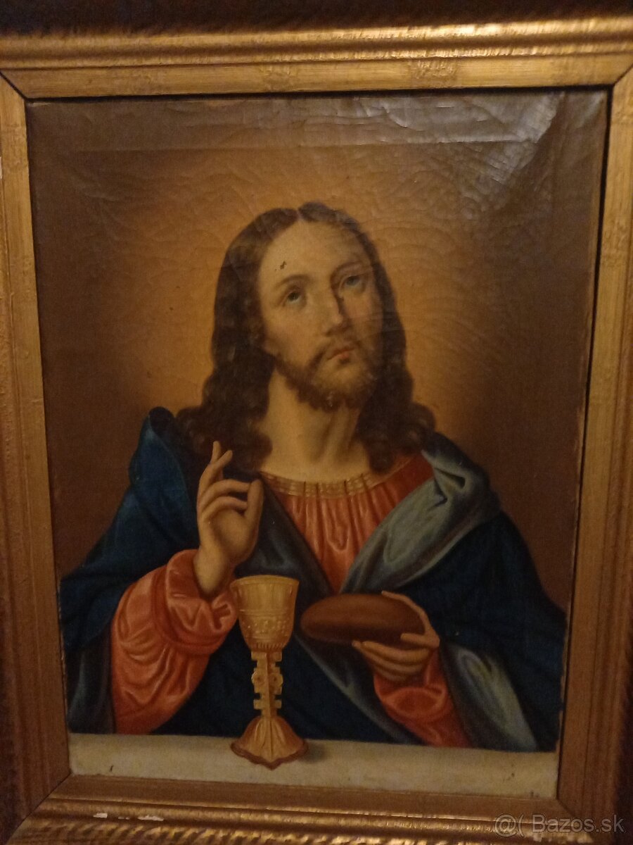 Obraz Kristus olejomaľba - 2