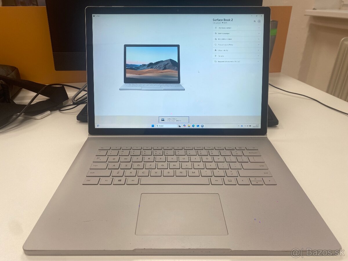 Surface BOOK 2, 15 palců, 16GB, GTX1060, 1TB, I7 - 2
