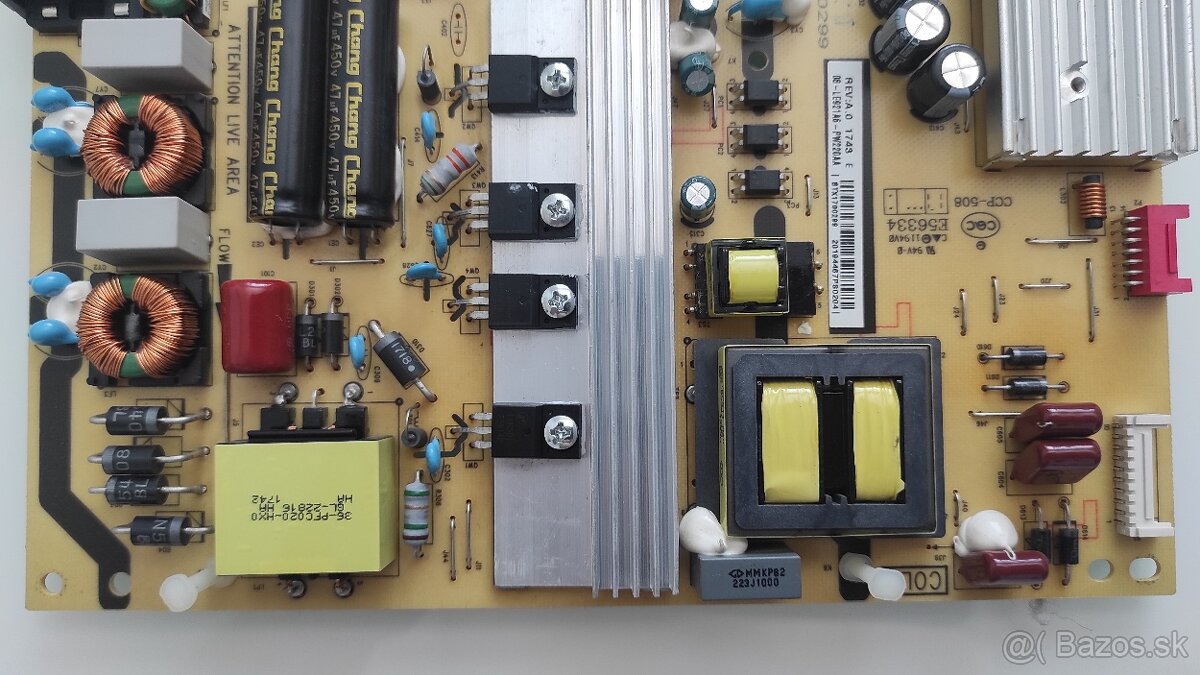Thomson 55UC6406 napájacia časť - 2