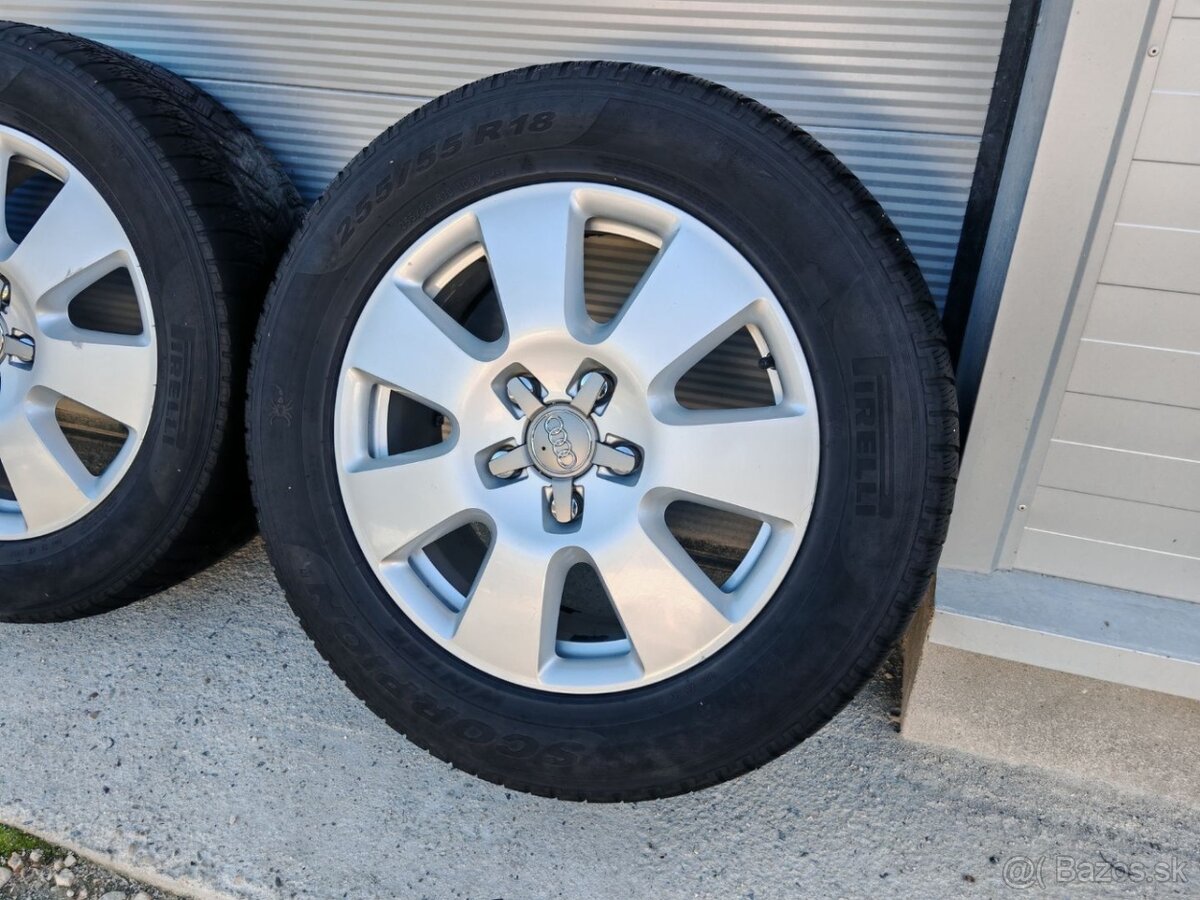 Original disky + pneu AUDI Q7, Touareg R18 - 2