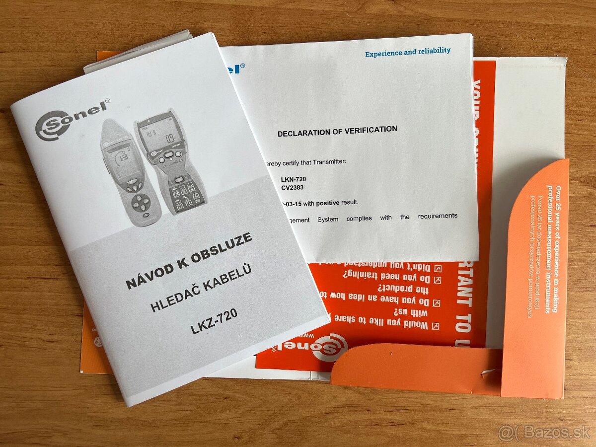 LKZ-720 - VYHĽADÁVAČ KÁBLOV - 2