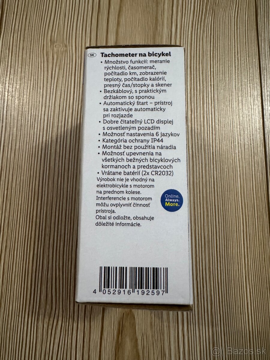 Predám CRIVIT tachometer na bicykel - 2