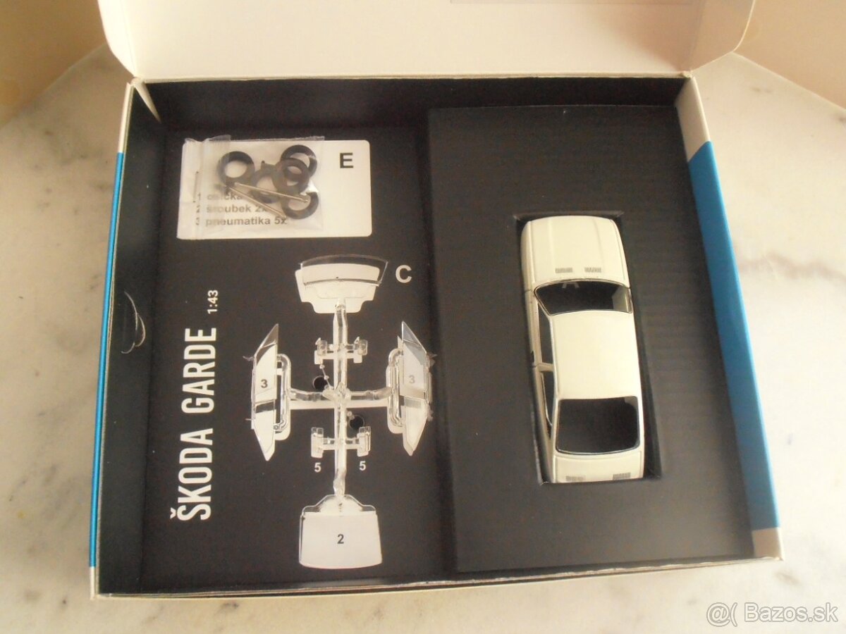 Škoda Garde 1/43 stavebnica - 2