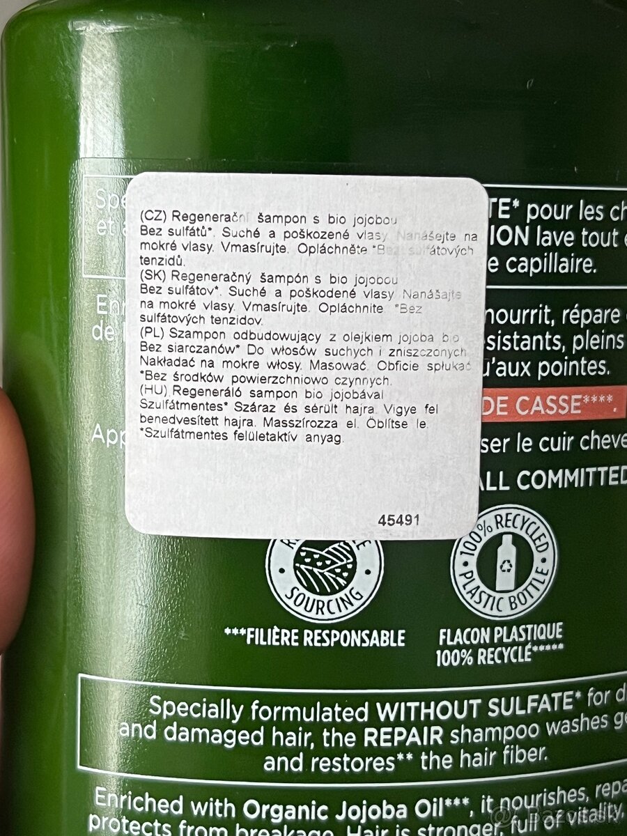 Yves Rocher regeneračný šampón - 2