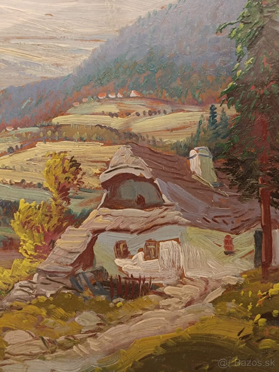Obraz Dobeš Orava, olej 52x61 - 2